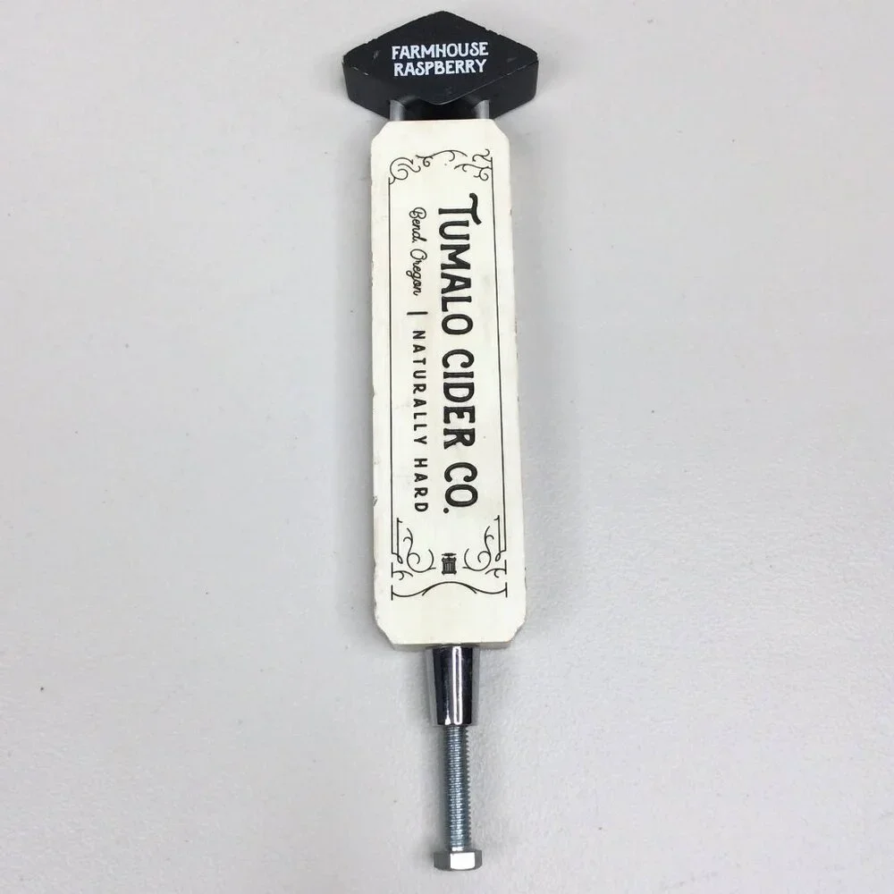 Tumalo Cider Co Farmhouse‎ Raspberry Tap Handle Bend Oregon 9.5